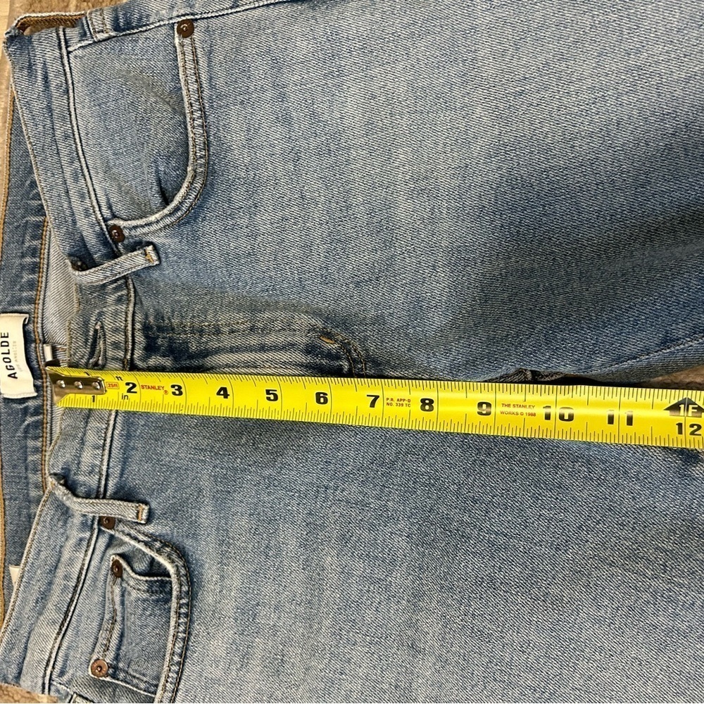 AGOLDE Sophie Jeans High Rise Light Wash  Skinny Denim Size 27 EUC​​​​​​ - Picture 8 of 10
